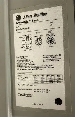 New | in-Stock ALLEN-BRADLEY 280D-F12D-10C-CR-3 Starters | Surplus Asset Holdings #1205058