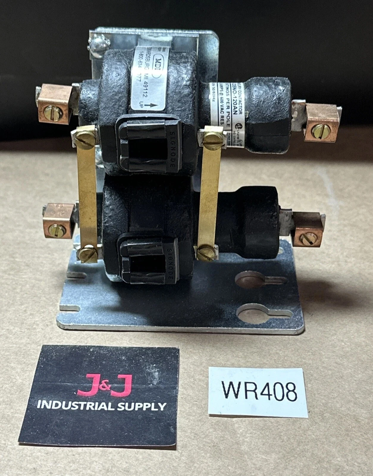 NEW NO BOX- MDI Contactor Switch Thermo/Cense 235NO-120AN 120V