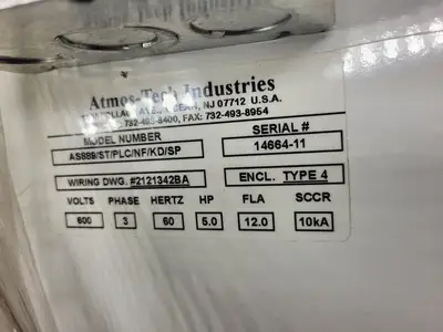 NEW ATMOS-TECH AS889-ST/PLC/NF/KD/SP