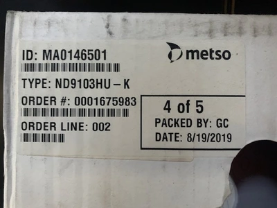 Metso / Neles Electro Pneumatic Positioner type ND9103HU-K New Storeroom Spare