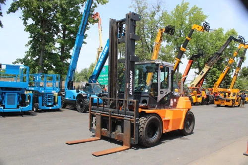 Used 2021 DOOSAN D80S Internal Combustion Forklifts: Pneumatic Tire Pennsylvania US | National Lift Equipment #1382142