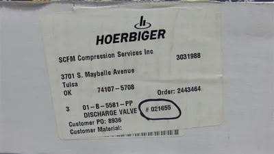 Ariel B-5581-PP Compressor Discharge Valve DIS VLV, 140CEX, PC, PRC New NIB