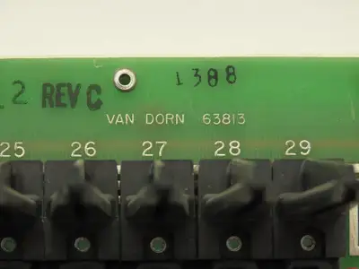 Van Dorn 63813 63812 PLC Chassis Backplane Motherboard Power Supply