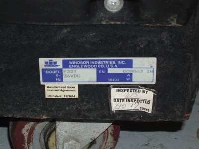USED WINDSOR 22FT 36VDC