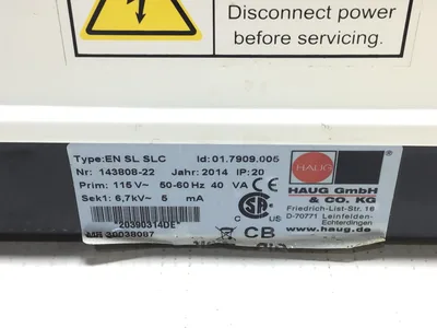 Mettler Toledo EN SL SLC Ionizer Antistatic Power Supply Box 50/60Hz 115VAC