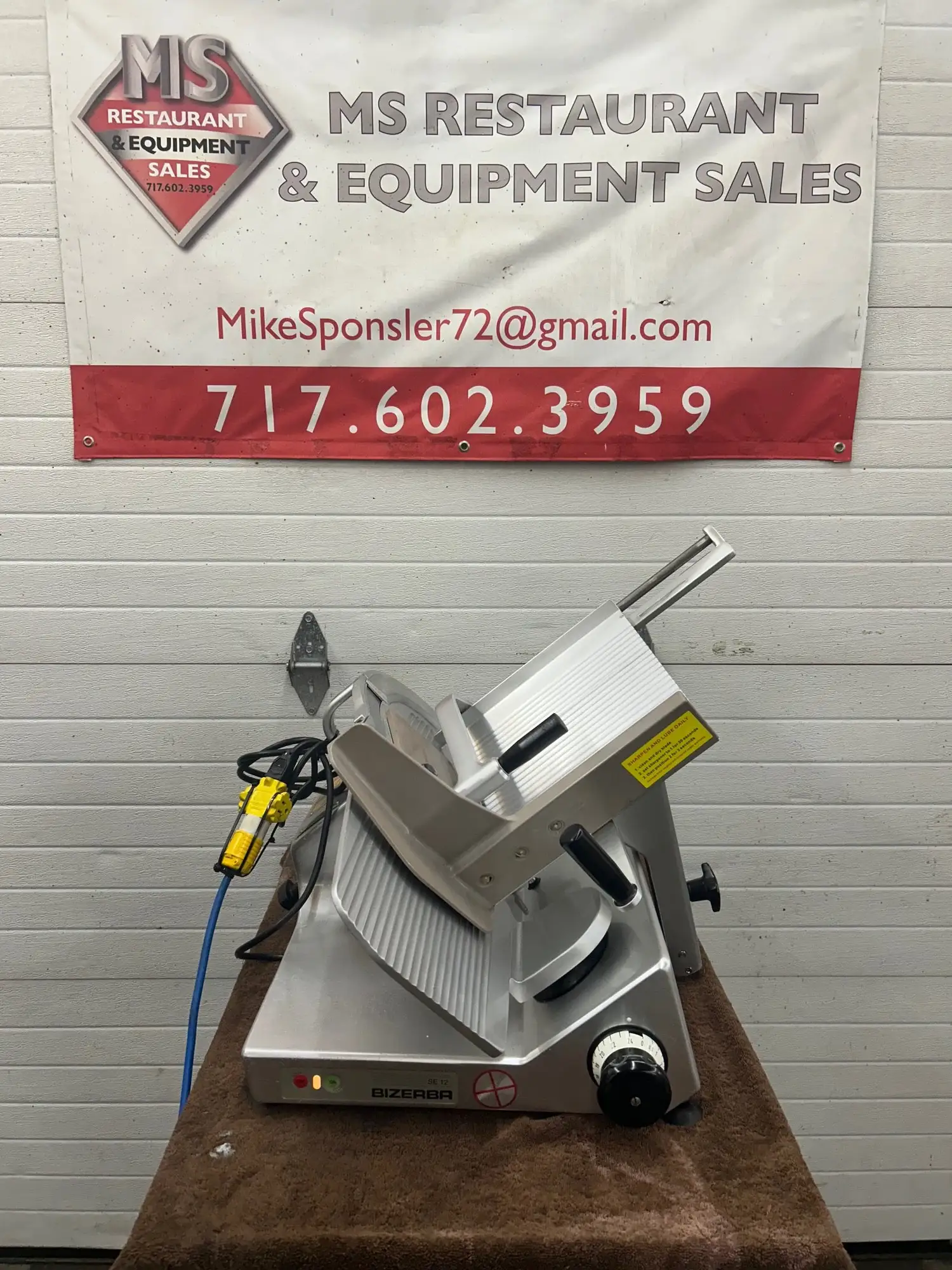 Bizerba SE12 Commercial Deli Meat Slicer Fully Refurbished Tested and Working