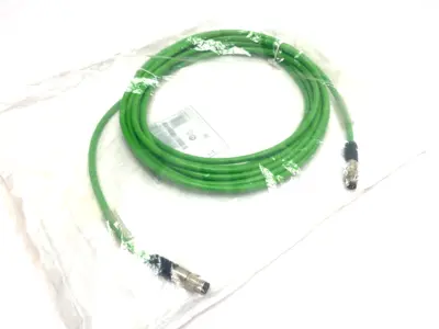 NEW SIEMENS SIMATIC COMMUNICATION BUS CABLE 5M LENGTH M8 CONNECTION