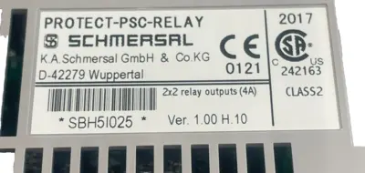 NEW SCHMERSAL PROTECT-PSC-RELAY MODULE
