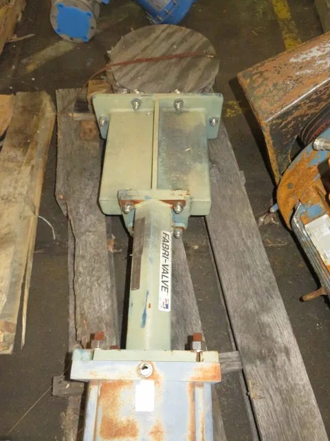Fabri-Valve 10"-150 Knife Gate Valve , Air Operated , 316ss, Unused
