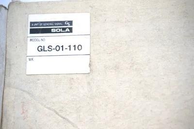 NEW SOLA GLS-01-110 POWER SUPPLY GLS01110