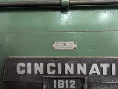 USED 1900 CINCINNATI 1812