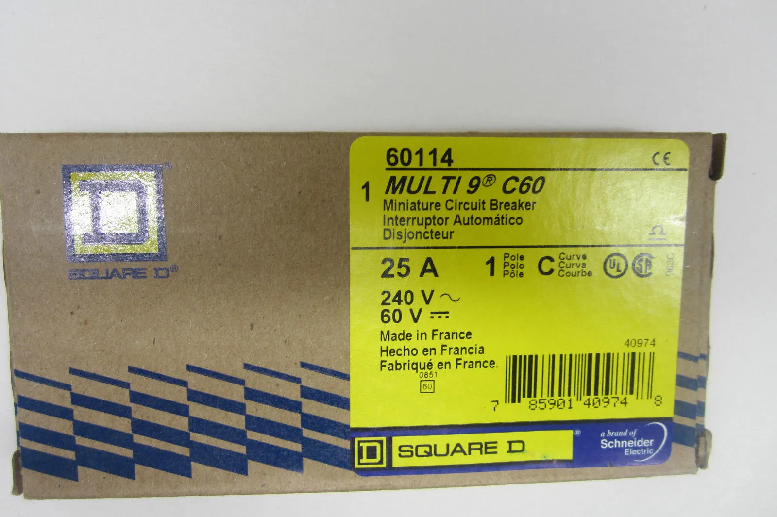 NEW SQUARE D 60114 CIRCUIT BREAKER