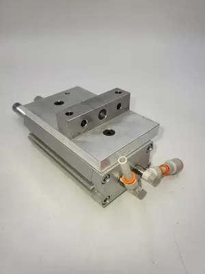 USED FESTO FESTO DRRD-25-180-FH-Y9A SEMI-ROTARY DRIVE & MOUNTING PLATE