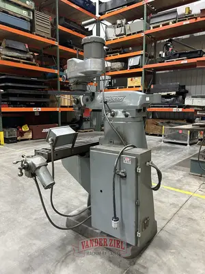 Bridgeport Series I Vertical Knee Mill, 9” x 48” Table, 2 HP
