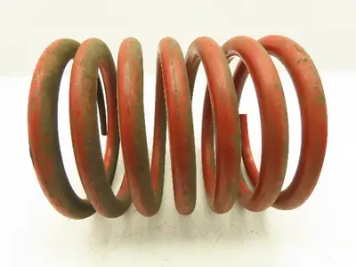 Heavy Duty Steel Vibration Isolation Reactor Coil Spring Flat Mnt 6.5"x7.5" RED