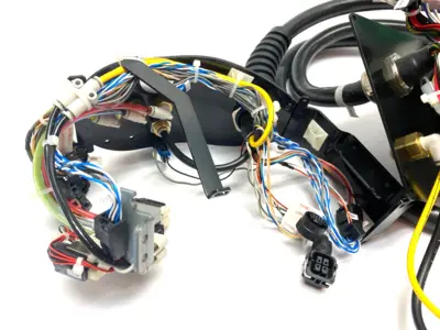 USED FANUC CABLE AND PANEL ASSEMBLY
