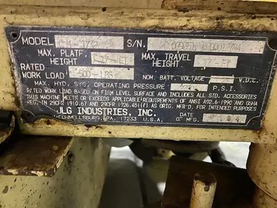 USED 1994 JLG INDUSTRIES CM-1732