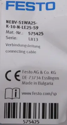 NEW FESTO 573606 VALVE MANIFOLD VTUG-10-MSDR-S8-B1T-25V20-Q8L-U-QH6SU-7PL+MA3