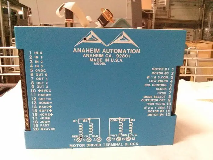 Anahiem Automation Motor Driver Terminal Block