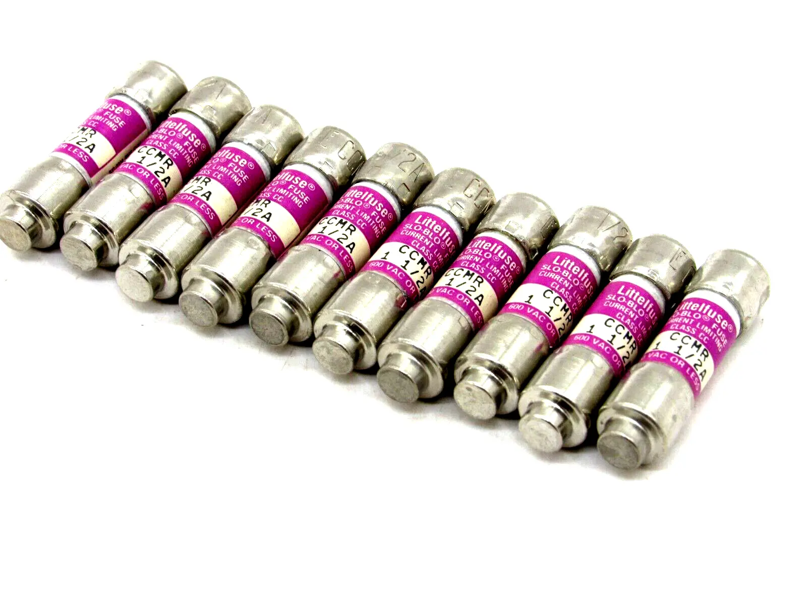 NEW LOT OF 10 LITTLEFUSE CCMR 1 1/2 FUSES CCMR112