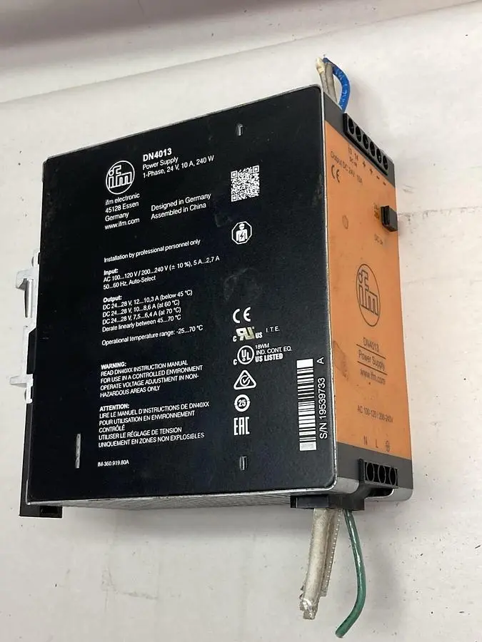 Used IFM DN4013 Miscellaneous Equipment (Electrical & Power) Ohio US | Surplus Asset Holdings #1364033