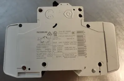 Eaton FAZ-D20/3-NA 20A 3-Pole Circuit Breaker .( BIN 3.5.1)