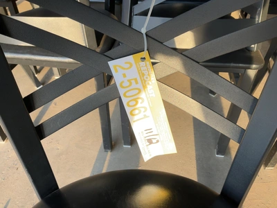 Used LOT OF (43) MODESTO METAL CHAIRS WITH PADDED SEATS Restaurant Front of House Furnishings Michigan US | Miedema Asset Management Group #1761572
