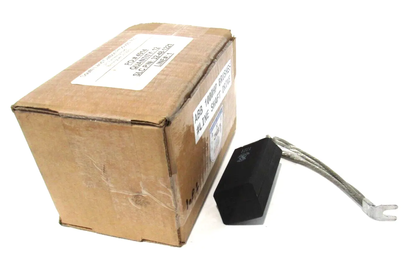 BOX OF 12 NEW SOUTH-LAND CARBON 32-48-1221 CARBON BRUSH 32481221