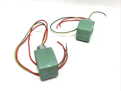 Used ASCO Solenoid Valve Coil LOT OF 2 Pump & Valve Parts Michigan US | Maverick Industrial Sales #1400827