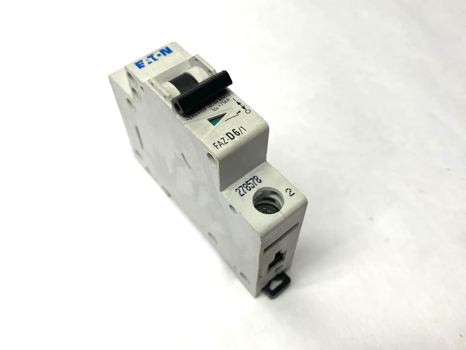 USED EATON MINIATURE CIRCUIT BREAKER 1 POLE 6A