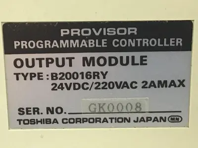 USED TOSHIBA B20016RY