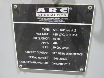 ARC SPECIALTIES Automated Welding System