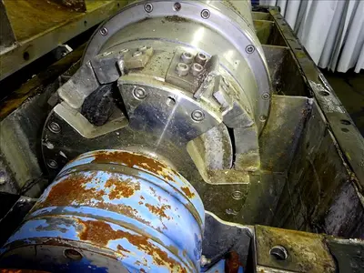 (2) Sharples P3400 Super-D-Canter centrifuges, 316SS.