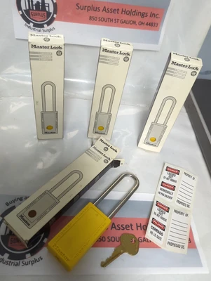 New | in-Stock MASTER LOCK 411LTYLW Safety Products (Other) Ohio US | Surplus Asset Holdings #1508181