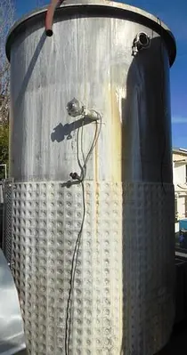 Tank, 1,150 Gallon, S/st, Jkt, Vertical, 5' x 8', FT/DB #S742737