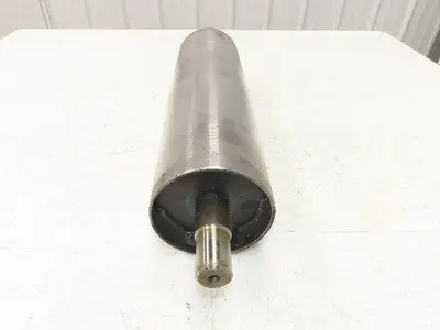 Hytrol 4"x 14.25" Crowned Take-Up Pulley for 24" Conveyor 1" Shaft