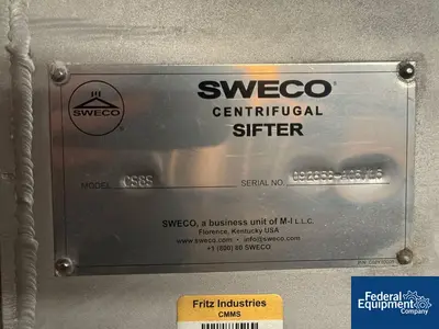 USED SWECO CS8S Sweco centrifugal Sifter, S/S