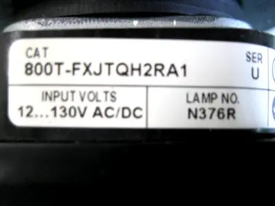 USED Allen-Bradley 800T-FXJTQH2RA1