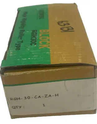 NEW HIWIN RGH-30-CA-ZA-H LINEAR GUIDEWAY BLOCK RGH30C RGH30CAZAH