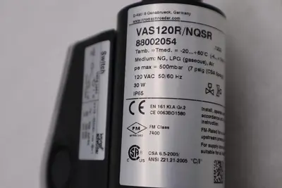 Honeywell Kromschroder VAS120R/NQSR 88002054 STOCK H1129
