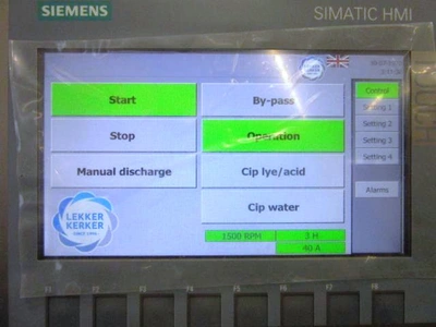 Alfa-Laval BBRPX 618 HGV-14-50 hermetic bactofuge, 316SS.