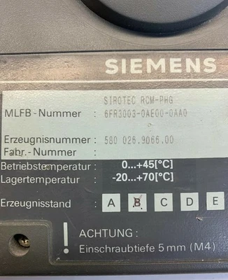 USED Siemens 6FR3003-0AE00-0AA0