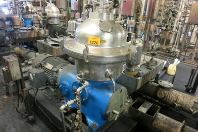 Westfalia SAMR 5036 Separator, 20 HP, 6400 RPM, Desludger