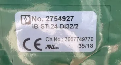NEW PHOENIX CONTACT IB ST 24 DI32/2 INPUT MODULE 2754927 IBST24DI322