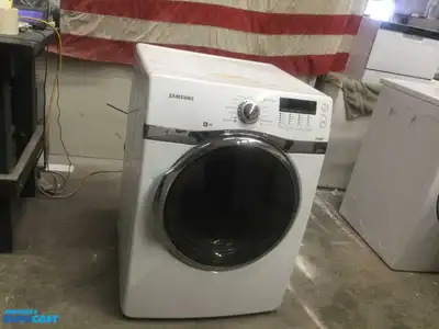 USED SAMSUNG STEAM FRONT LOAD GAS DRYER ENERGY STAR HIGH EFFICIENCY