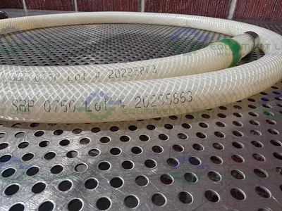 USED SAINT GOBAIN 20295863 SBP 0750 PURE FIT 96" HOSE W/ 3/4" SANITARY FITTING