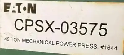 Used MINSTER #5 O.B.I. Presses Kentucky US | Aucto #578100