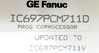 USED GE FANUC IC697PCM711V COPROCESSOR MODULE IC697PCM711D