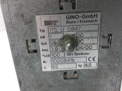 Gino GMBH 175 U 2847 Brake Resistance 950V 3.9A