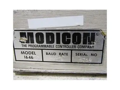 Modicon Model 1646-3 Baud Rate 4800 Interface Module